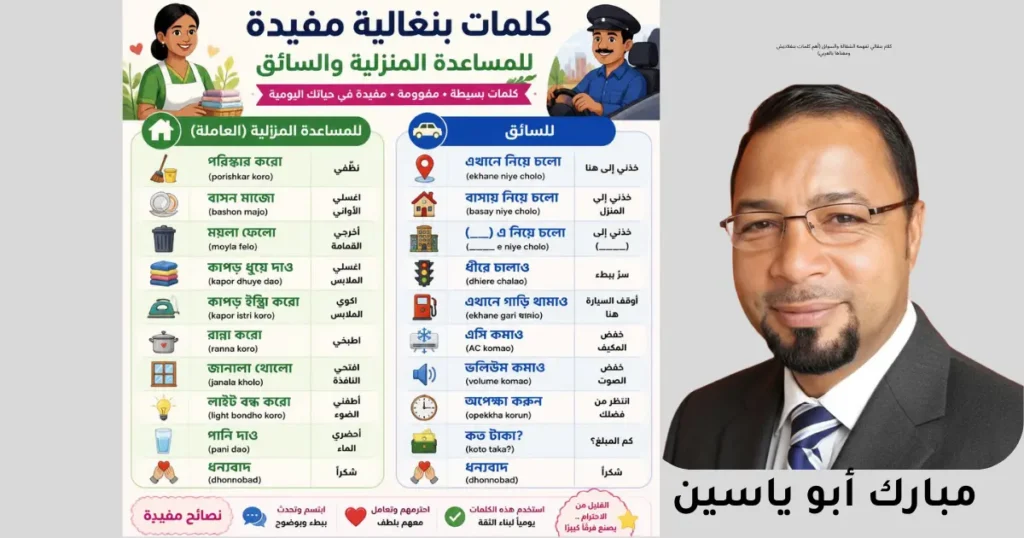 كلام بنقالي تفهمه الشغالة والسواق (أهم كلمات بنغلاديش ومعناها بالعربي)