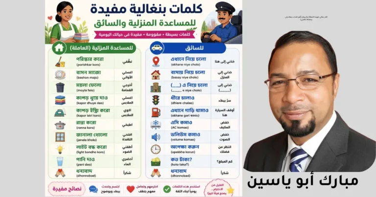 كلام بنقالي تفهمه الشغالة والسواق (أهم كلمات بنغلاديش ومعناها بالعربي)