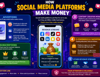 How Social Media Platforms Make Money: Advertising, Subscriptions, and More